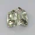Natural Diaspore pair 3.76 Carats Honey Green to Salmon Brown Cushion 9x6 mm Loose Gemstone - Image 7