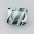Natural Dendritic opal 5.71 Carats Paraiba Blue Green Emerald 13x11 mm Loose Gemstone - Image 2