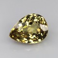 Natural Grossular garnet 4.01 Carats Fire Yellow Pear 11x8 mm Loose Gemstone - Image 1