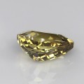 Natural Grossular garnet 4.01 Carats Fire Yellow Pear 11x8 mm Loose Gemstone - Image 3
