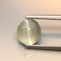 Natural Chrysoberyl cats eye 4.05 Carats Clear Mild Honey Green Oval Cabochon 9x8 mm Loose Gemstone - Image 6