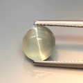 Natural Chrysoberyl cats eye 4.05 Carats Clear Mild Honey Green Oval Cabochon 9x8 mm Loose Gemstone - Image 4