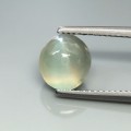 Natural Chrysoberyl cats eye 4.05 Carats Clear Mild Honey Green Oval Cabochon 9x8 mm Loose Gemstone - Image 2