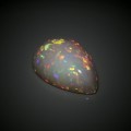 Natural Rainbow Opal 51.30 Carats Rainbow Pear Cabochon 38x25 mm Loose Gemstone - Image 7