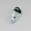 Natural Opal dendrite 3.96 Carats Baby Sea Blue Green Pear 18x9 mm Loose Gemstone - Image 5