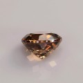 Natural Zircon 3.79 Carats Imperial Brown Round 8x6 mm Loose Gemstone - Image 4