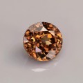 Natural Zircon 3.79 Carats Imperial Brown Round 8x6 mm Loose Gemstone - Image 6