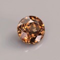 Natural Zircon 3.79 Carats Imperial Brown Round 8x6 mm Loose Gemstone - Image 7