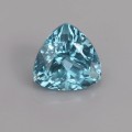 Natural Apatite 1.35 Carats Paraiba Blue Green Trilliant  7x5 mm Loose Gemstone - Image 1