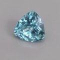 Natural Apatite 1.35 Carats Paraiba Blue Green Trilliant  7x5 mm Loose Gemstone - Image 2