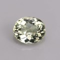 Natural Amblygonite 1.32 Carats Yellowish Green Oval 7x6 mm Loose Gemstone - Image 1