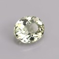 Natural Amblygonite 1.32 Carats Yellowish Green Oval 7x6 mm Loose Gemstone - Image 5