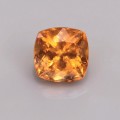 Natural Spessartite garnet 1.73 Carats Fanta Orange Antique Cushion 6x5 mm Loose Gemstone - Image 1