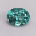 Natural Apatite 3.98 Carats Paraiba Blue Green Oval 11x9 mm Loose Gemstone - Image 1