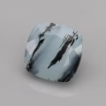 Natural Dendrite opal 5.62 Carats Ice Blue Antique Cushion 12x8 mm Loose Gemstone - Image 2