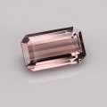 Natural Tourmaline 5.60 Carats Baby Champagne Pink Emerald Cut 13x8 mm Loose Gemstone - Image 6
