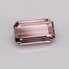 Natural Tourmaline 5.60 Carats Baby Champagne Pink Emerald Cut 13x8 mm Loose Gemstone - Image 1