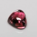 Natural Tourmaline Heart Cabochon 5.98 Carats Sweet Pink Heart Cabochon 10x12 mm Loose Gemstone - Image 1
