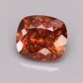 Natural Sphalerite 8.17 Carats Orange Red Cushion 0x0 mm Loose Gemstone - Image 2