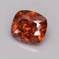 Natural Sphalerite 8.17 Carats Orange Red Cushion 0x0 mm Loose Gemstone - Image 3