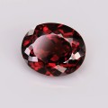 Natural Spessartite garnet 6.49 Carats Coke Red  Oval 12x10 mm Loose Gemstone - Image 3
