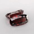 Natural Rhodolite garnet - fine cushion pair 22.71 Carats Purplish Red Cushion 17x9 mm Loose Gemstone - Image 6