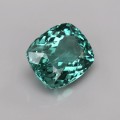 Natural Apatite 5.32 Carats Paraiba Blue Green Cushion 11x9 mm Loose Gemstone - Image 1