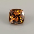 Natural Zircon 4.69 Carats Imperial Orange Antique Cushion 8x7 mm Loose Gemstone - Image 1