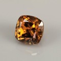 Natural Zircon 4.69 Carats Imperial Orange Antique Cushion 8x7 mm Loose Gemstone - Image 3