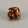 Natural Zircon 4.69 Carats Imperial Orange Antique Cushion 8x7 mm Loose Gemstone - Image 6