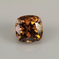Natural Zircon 4.69 Carats Imperial Orange Antique Cushion 8x7 mm Loose Gemstone - Image 7