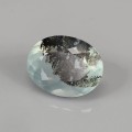 Natural Dendritic opal 3.87 Carats Sea Blue Green Oval 13x10 mm Loose Gemstone - Image 2