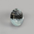 Natural Dendritic opal 3.87 Carats Sea Blue Green Oval 13x10 mm Loose Gemstone - Image 5