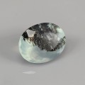 Natural Dendritic opal 3.87 Carats Sea Blue Green Oval 13x10 mm Loose Gemstone - Image 6