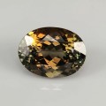 Natural Dichroic tourmaline 7.73 Carats Honey Pink to Honey Green Oval 14x11 mm Loose Gemstone - Image 2