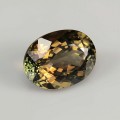 Natural Dichroic tourmaline 7.73 Carats Honey Pink to Honey Green Oval 14x11 mm Loose Gemstone - Image 5
