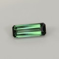 Natural Tourmaline 2.50 Carats Forest Green Emerald Cut 13x5 mm Loose Gemstone - Image 1