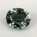 Natural Tourmaline 8.72 Carats Ash Green Oval 14x12 mm Loose Gemstone - Image 2