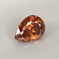 Natural Sphalerite 6.31 Carats Fire Orange Pear 13x10 mm Loose Gemstone - Image 6