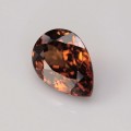 Natural Zircon 5.12 Carats Vivid Imperial Pinkish Orange Pear 11x8 mm Loose Gemstone - Image 3
