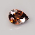 Natural Zircon 5.12 Carats Vivid Imperial Pinkish Orange Pear 11x8 mm Loose Gemstone - Image 5