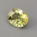 Natural Sphene 2.34 Carats Greenish Yellow Oval 9x8 mm Loose Gemstone - Image 3