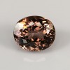 Natural Tourmaline 8.76 Carats Champagne Pink Oval 13x11 mm Loose Gemstone - Image 1