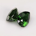 Natural Certified chrome diopside pair 3.18 Carats Chrome Green Pear 9x6 mm Loose Gemstone - Image 6