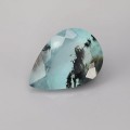 Natural Dendrite Peruvian opal 5.29 Carats Paraiba Blue Green Pear 16x12 mm Loose Gemstone - Image 6