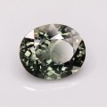 Natural Tourmaline 5.90 Carats Ash Green Oval 13x11 mm Loose Gemstone - Image 1