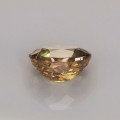 Natural Sphene 3.81 Carats Golden Yellow With Orange Flashes Oval 10x8 mm Loose Gemstone - Image 4