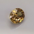 Natural Sphene 3.81 Carats Golden Yellow With Orange Flashes Oval 10x8 mm Loose Gemstone - Image 5