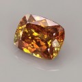 Natural Sphalerite 8.93 Carats Orange Yellow  Cushion 13x10 mm Loose Gemstone - Image 3