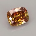 Natural Sphalerite 8.93 Carats Orange Yellow  Cushion 13x10 mm Loose Gemstone - Image 6